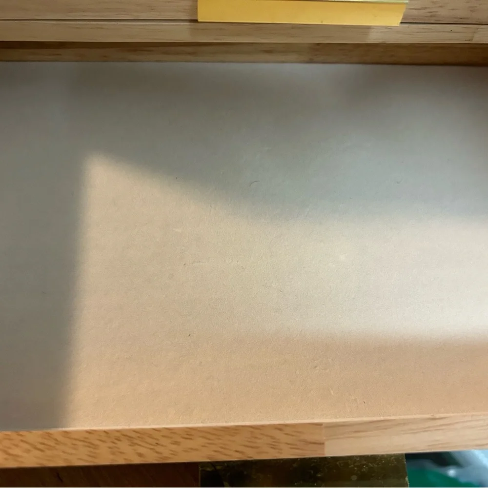 Two drawer wood organizer jewelry box